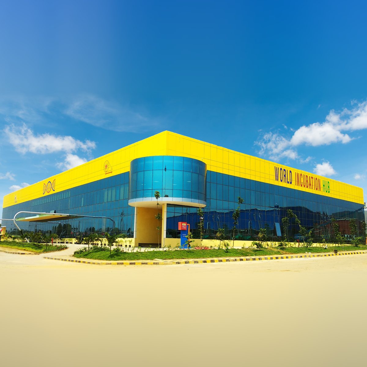 World Incubation Hub building on the AMTZ campus