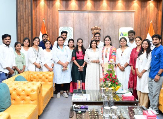 Bio Valley team with guests in the lounge
